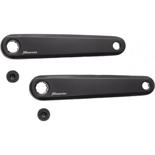Miranda Crankstel voor e-bike - 170mm - matzwart - geschikt voor Bosch motoren - duurzaam geproduceerd