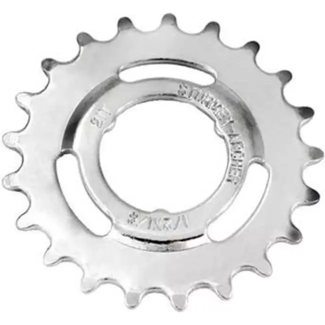 Sturmey Archer Tandwiel 20-tands - Opsteek doorgezet - Zilver - Geschikt voor fietsen