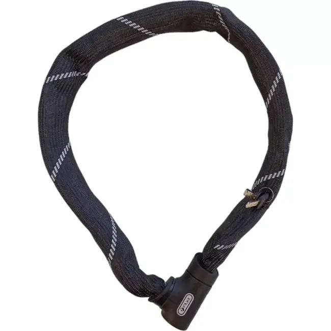 Falkx Kettingslot zwart - luxe slotkop - 110 cm - ART gecertificeerd - 8.3 mm dikte