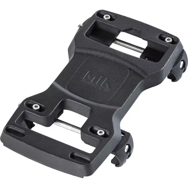 Basil Bagagedragerplaat - MIK Systeem - Zwart - 21x9 cm - Voor Fietsaccessoires