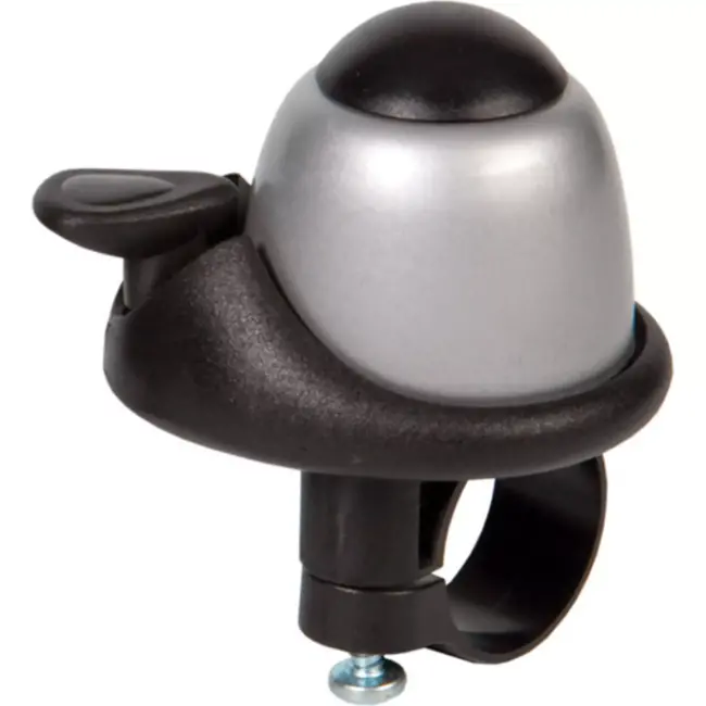 Widek Compacte fietsbel - Krachtig geluid - Aluminium - Zilver - 40 mm - Eenvoudige montage