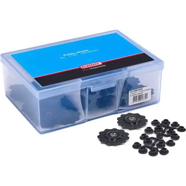 Elvedes Derailleurwieltjes 11T met spacers - Compatibel met Shimano, SRAM, Campagnolo - Set van 10