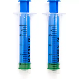 Elvedes Ontluchtingsspuiten voor minerale olie - Geschikt voor hydraulische schijfremmen - 100 ml - Rode olie