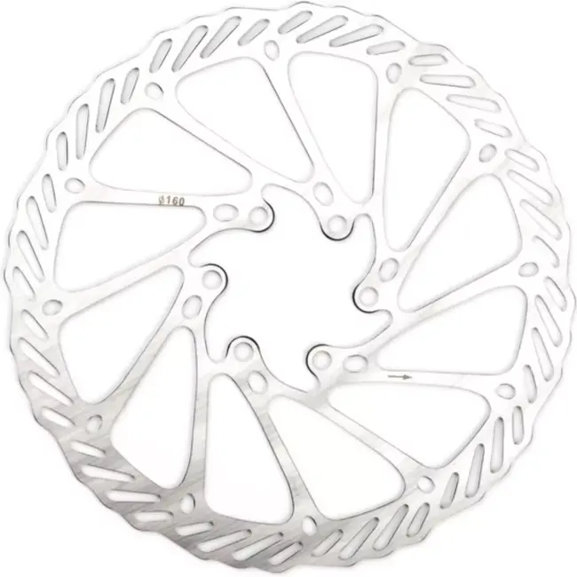 Elvedes Rotor remschijf 180mm - 6-gaats - Lichtgewicht - Inclusief boutjes - 127 gram