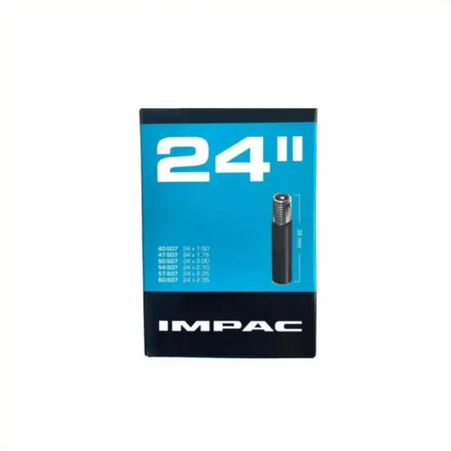 Impac Binnenband 24x1.5-2.35 - Auto/Schrader Ventiel 35mm - Betrouwbare Fietsprestaties