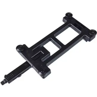 Basil Afsluitbare adapterplaat voor fietsaccessoires - zwart - 15x9x1 cm