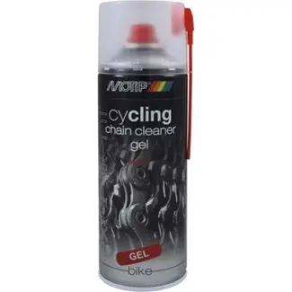 Motip Krachtige kettingreiniger gel - 400ml - voor fietsen - met 360° ventiel - verwijdert vet en olie efficiënt