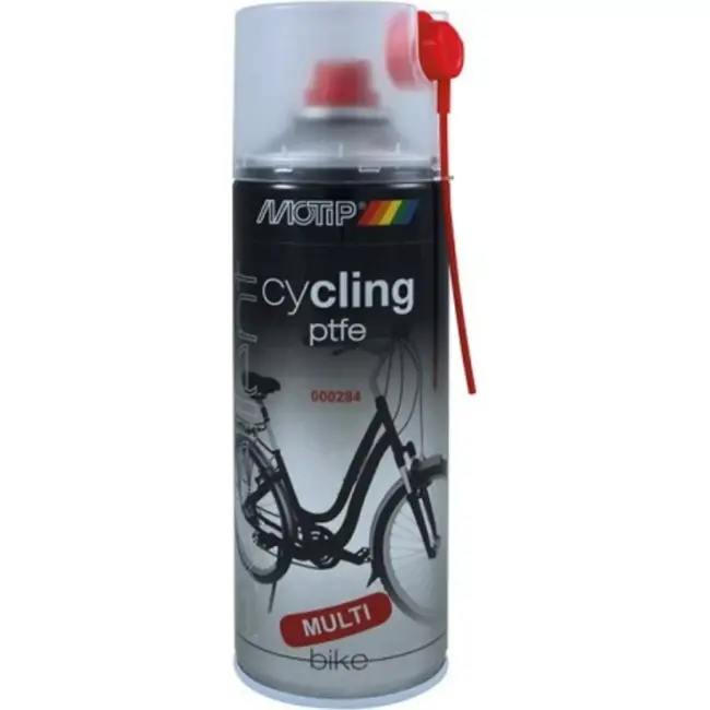 Motip Universeel smeermiddel - PTFE spray - Mechanische en thermische stabiliteit - 400 ml