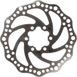 Elvedes Rotor remschijf - 160mm - 6-gaats - Roestvrij staal - Inclusief bouten