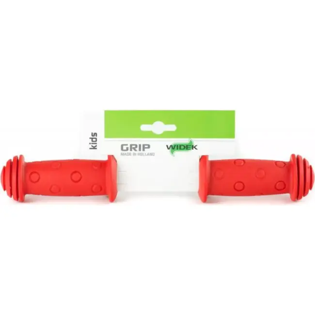 Widek Kinderfiets handvatten - Rood - Veilige grip - 100 mm - Beschermende uiteinden
