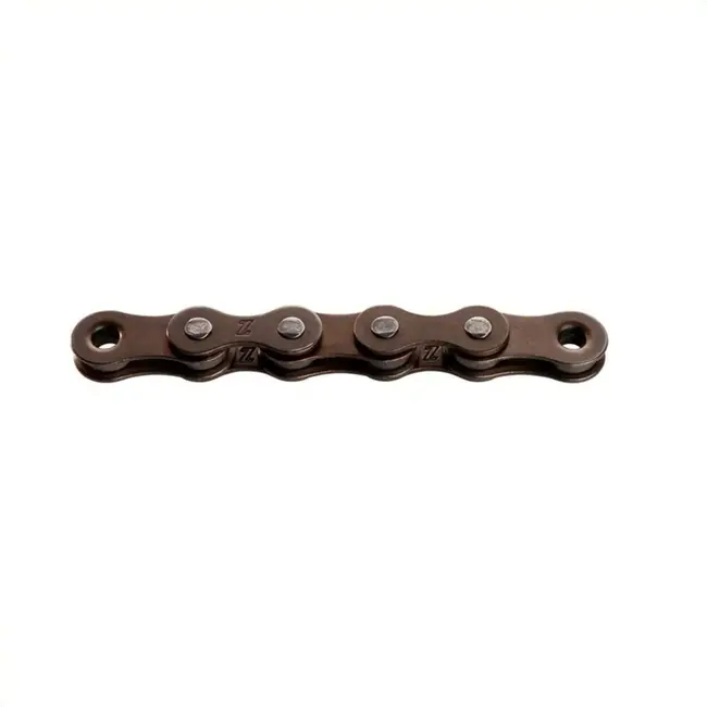KMC Smal ketting voor single-speed fietsen - 7.3 mm breed - 112 schakels - bruin - voor werkplaatsgebruik