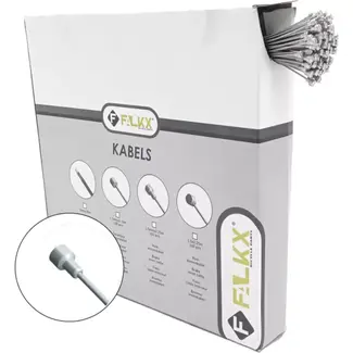 Falkx Rembinnenkabel met peer en tonnippel - 1,5 mm x 2,25 m - 100 stuks