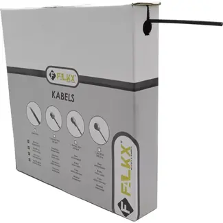 Falkx Buitenkabel rem 5mm - zwart - 30 meter rol - duurzaam en efficiënt