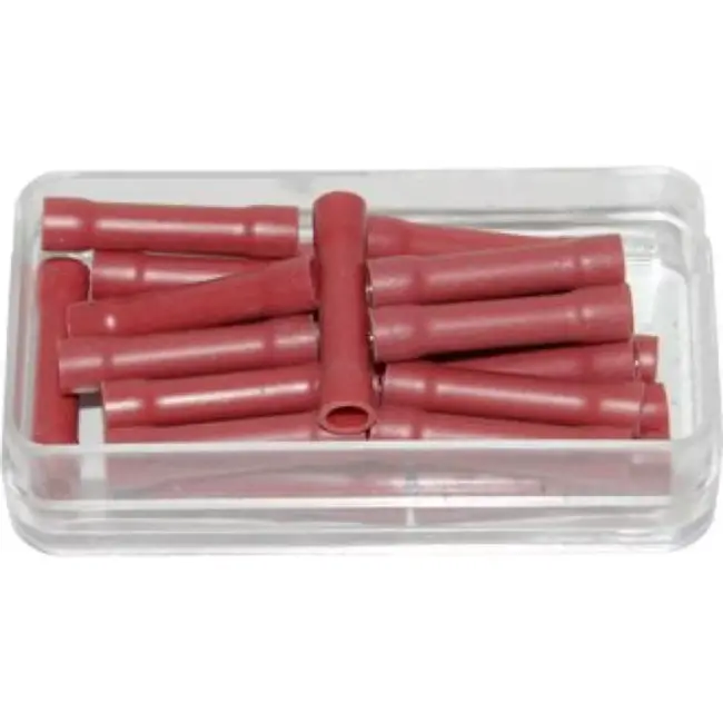 Bofix Rode kabelschoen verbindingshulzen - 25 stuks - Voor betrouwbare kabelverbindingen