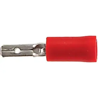 Bofix Platte mannelijke kabelschoen 2.8mm - Verpakking van 25 stuks - Rode kleur