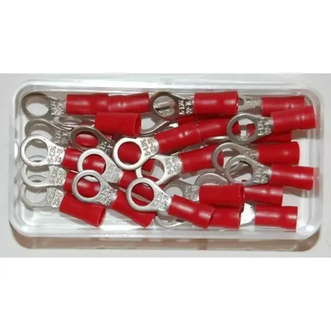 Bofix Kabelschoen oog M5 - Vertind koper - PVC-isolatie - 25 stuks