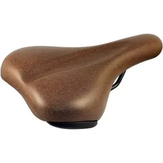 San Remo Herenzadel met bumper - Comfortabel en stijlvol - Bruin - Zonder strop