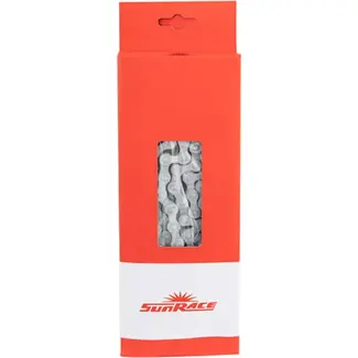 Sunrace 9-speed fietsketting - 116 schakels - zilver - holle pin - duurzaam en lichtgewicht