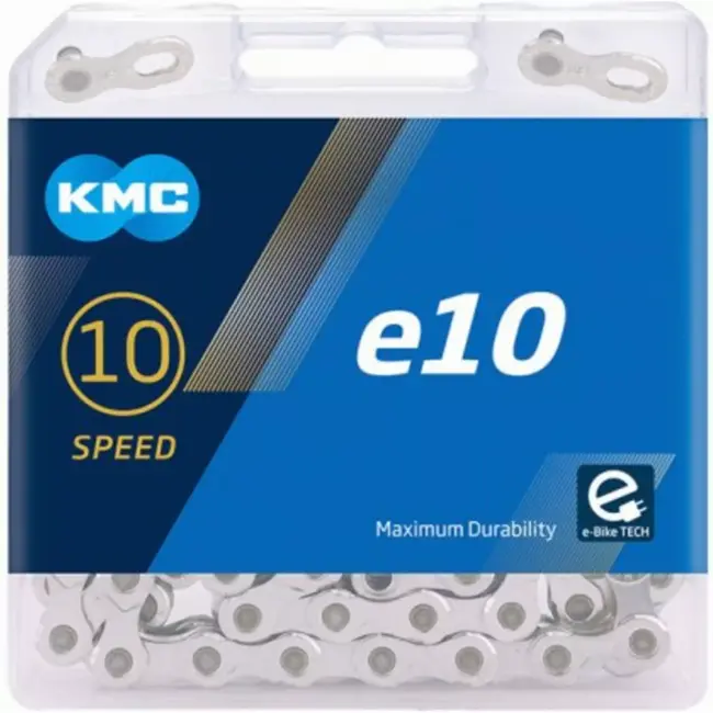 KMC 10-speed e-bike ketting - zilver - 122 schakels - hoge duurzaamheid - niet richtinggebonden