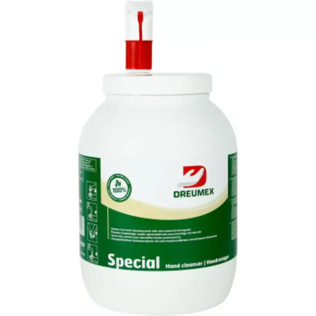 Dreumex Citrus Handreinigingsgel - 2.8L met Pomp - Microkorrels - Oplosmiddelvrij