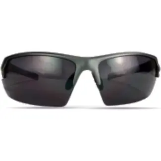 Mirage Sportzonnebril - Grijs/Zwart - Icegreen Lenzen - Verwisselbare Lenzen - UV400 Protectie