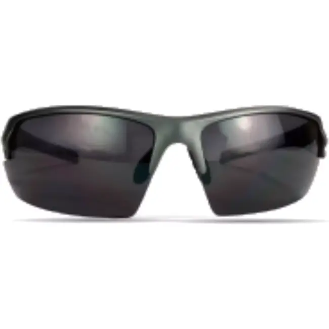 Mirage Sportzonnebril - Grijs/Zwart - Icegreen Lenzen - Verwisselbare Lenzen - UV400 Protectie