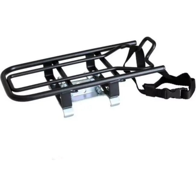 Steco Universele opzetdrager voor E-bikes - mat zwart - 32x16x5 cm - tot 35 kg - inclusief montuurzakje