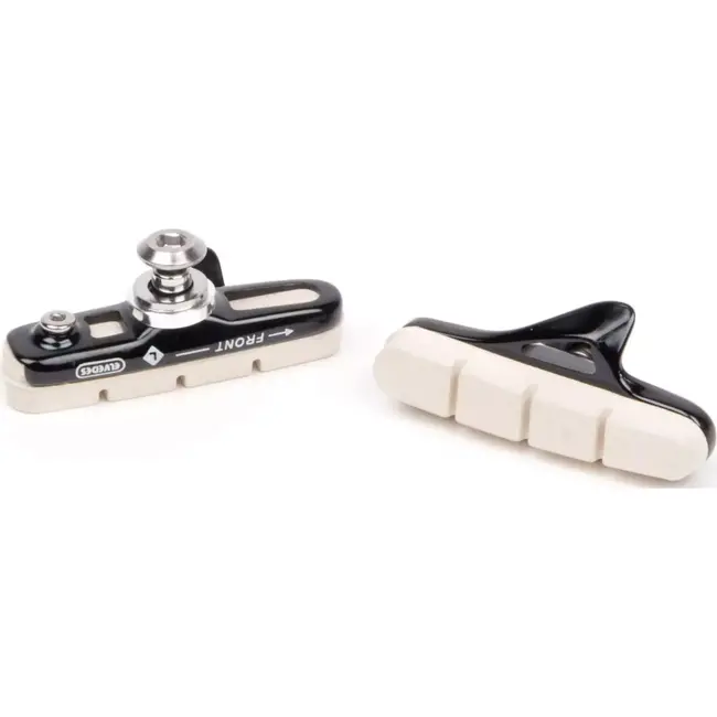 Elvedes Race velgremschoenen - 55mm - White Compound - Shimano compatibel - Aluminium cartridge