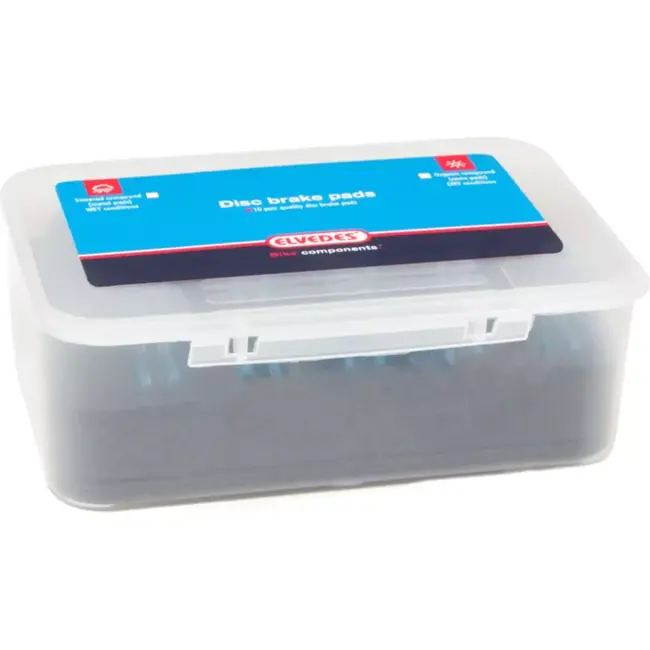 Elvedes Organische schijfremblokjes - Shimano compatibel - Werkplaatsbox - 10 paar