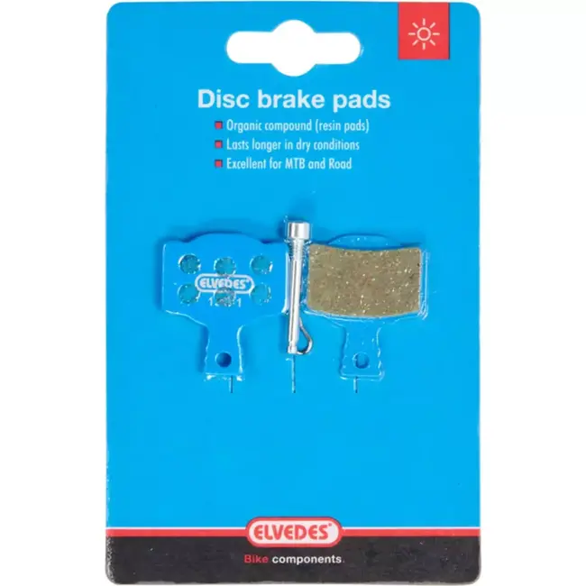 Elvedes Organische schijfremblokjes - Kevlar versterkt - Voor Magura MT2/MT4/MT6/MT8 - Per paar