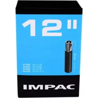 Impac Binnenband 12x1.75/2.35 - Schrader ventiel 35mm - Duurzaam rubber