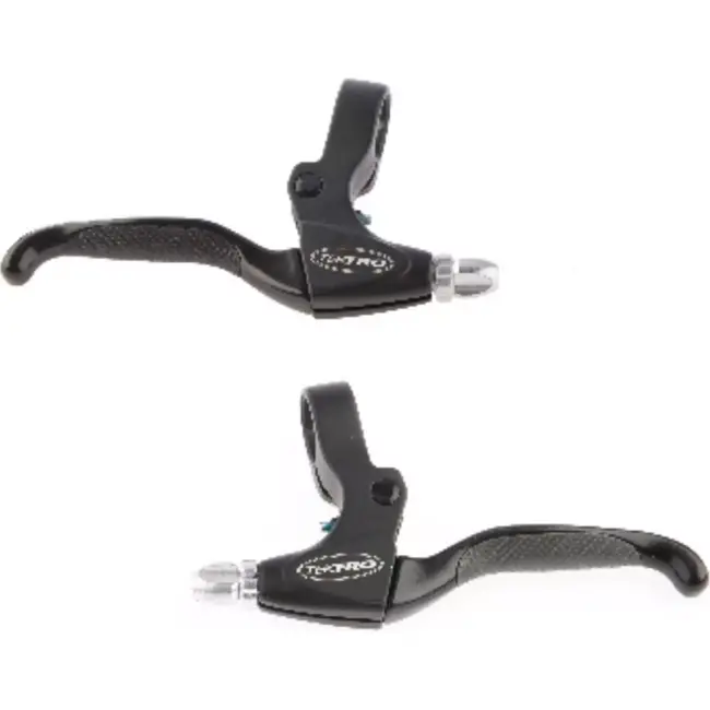 Tektro V-brake remgreepset - ergonomisch - 4-vinger ontwerp - zwart - links en rechts