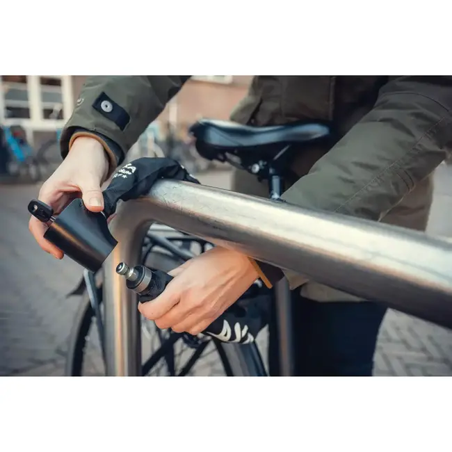 AXA Kettingslot 110 cm - ART 2 sterren - Gehard staal - Anti-boorplaat - Polyester hoes