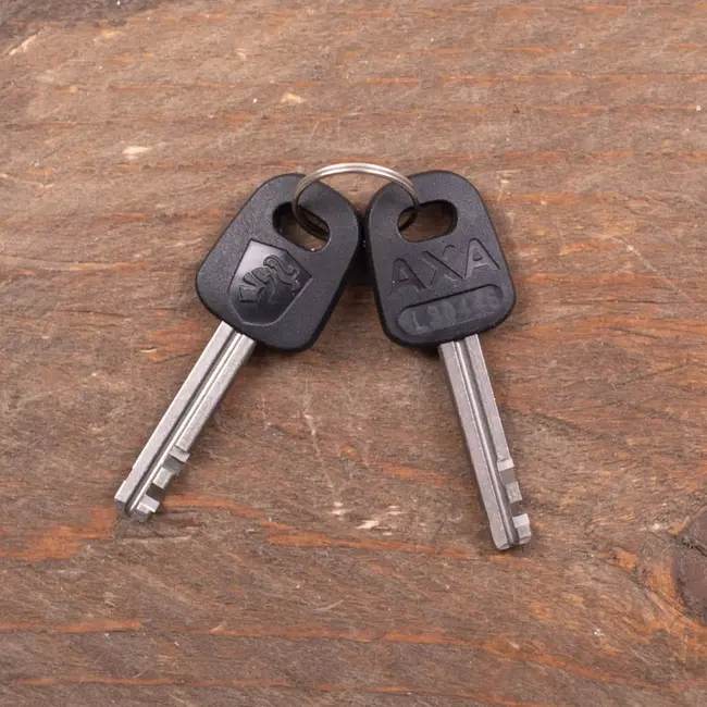 AXA Kettingslot - 90 cm - Gehard Staal - ART 2 Sterren - Anti-boorplaat - Weerbestendig