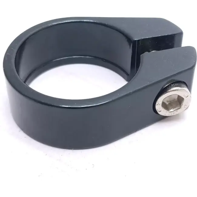 Falkx Zadelpenklem - 31.8 mm - Zwart - Duurzaam Aluminium - Voor Racefietsen