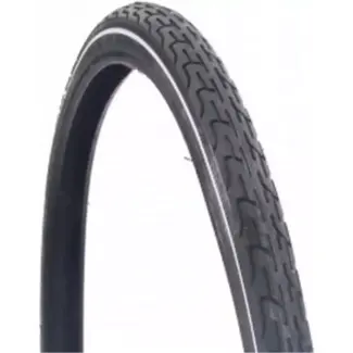 Deli tire Buitenband met reflectiestreep - 28 inch - Zwart - Duurzaam en veelzijdig