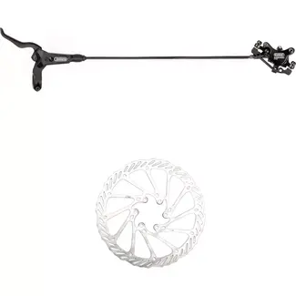 Elvedes Hydraulisch schijfremsysteem - Links - 1700mm - Dubbele zuigers - Ø160mm remschijf
