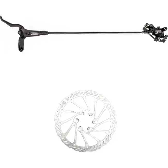 Elvedes Hydraulisch schijfremsysteem - Links - 1700mm - Dubbele zuigers - Ø160mm remschijf