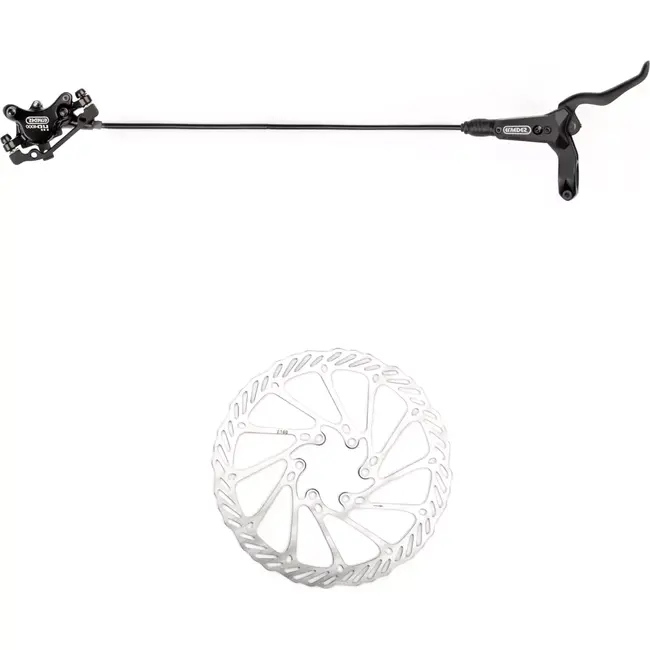 Elvedes Hydraulisch schijfremsysteem - Rechts - 1700mm - Dubbele zuigers - Ø160mm schijf - Mineraalolie