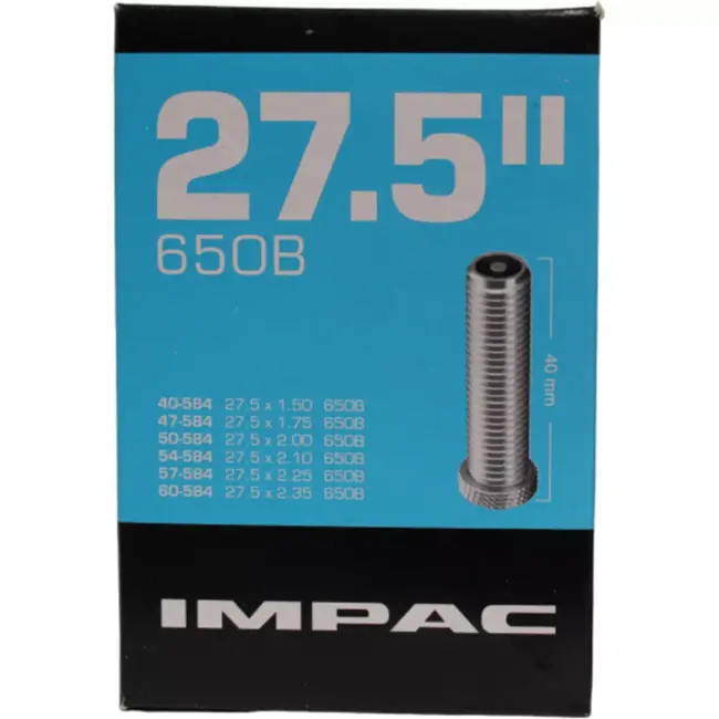 Impac Binnenband 27.5 inch - Schrader ventiel - Geschikt voor ATB en transportfietsen - ETRTO 40/60-584