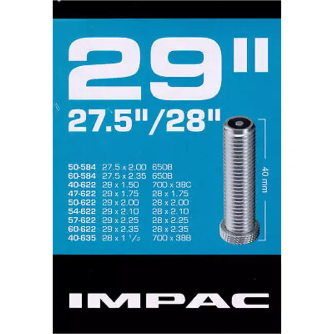 Impac Binnenband 29 inch - Butyl rubber - Schrader ventiel - Punctiebestendig - Geschikt voor mountainbikes
