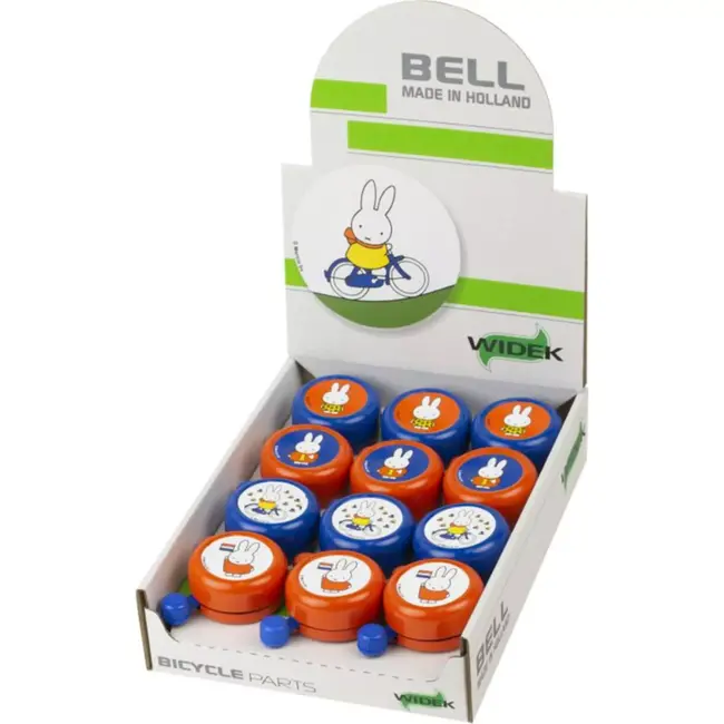 Widek Kleurrijke kinderfietsbel - verrassende kleuren - diameter >30mm