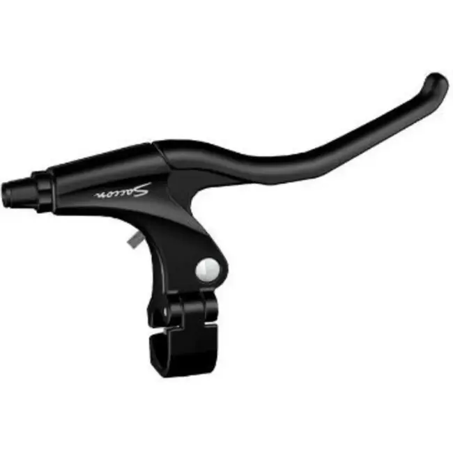 Saccon Aluminium remhendel set - rollerbrake compatibel - drie-vinger grip - zwart - geschikt voor ATB/MTB