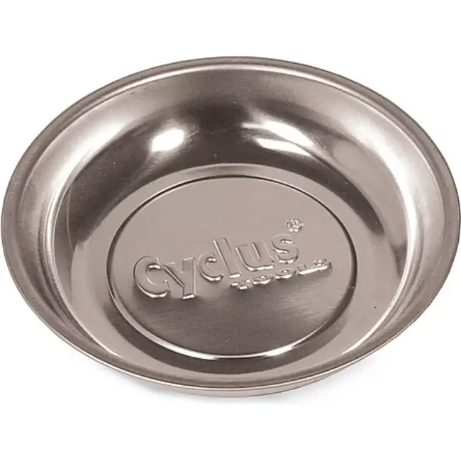 Cyclus RVS gereedschap bakje - Magnetisch - Ø 15 cm - Veilig voor kleine onderdelen