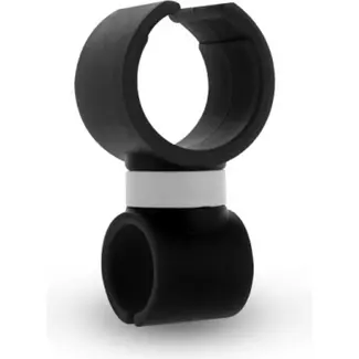 Falkx Universele telefoonhouder - Zwart/grijs - Geschikt voor elke smartphone - Kunststof - Fietsstuurmontage