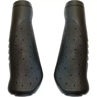 Falkx Handvatten - Zwart Rubber - Comfort & Grip - 135 mm