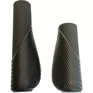 Falkx Handvatten - Zwart - Ergonomisch - 92/135mm - Fietsaccessoire