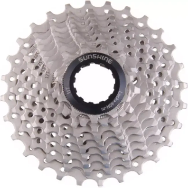 Sunshine 11-speed cassette - zilver - 11-28T - slijtvast en corrosiebestendig