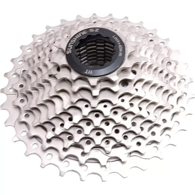 Sunshine 11-speed cassette - 11-36T - zilver - duurzaam staal - veelzijdig gebruik