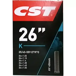 CST Binnenband 26x1.00/1.50 - Schrader ventiel 40mm - Duurzaam en betrouwbaar - Geschikt voor 26-inch wielen